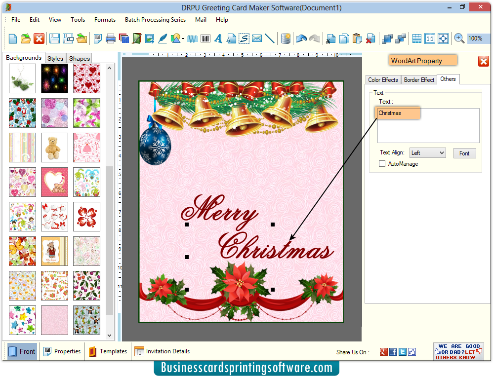 Greeting Cards Designing Software