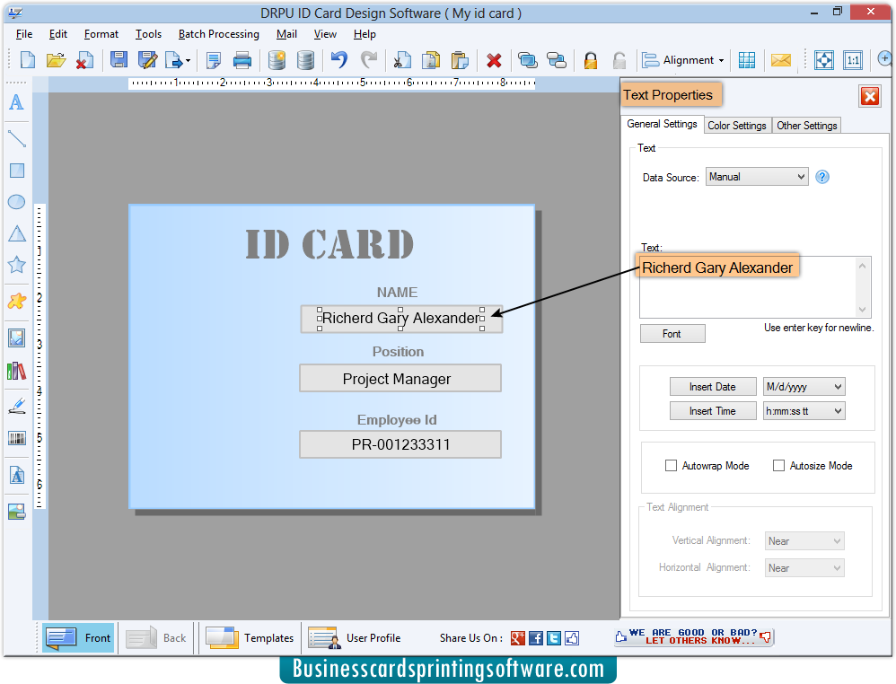 ID Cards Designing Software