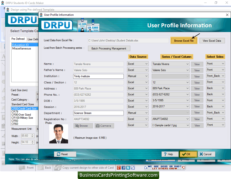 User Profile Information User Profile Information