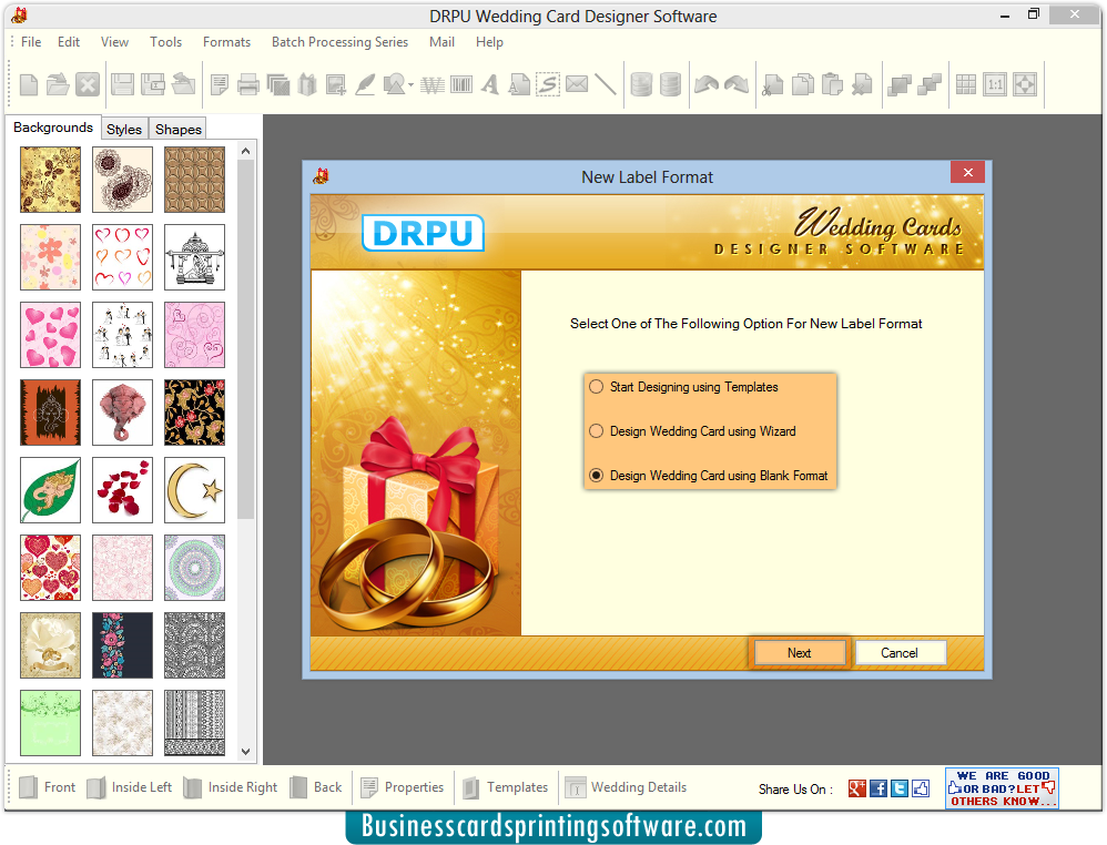 Wedding Cards Designing Software