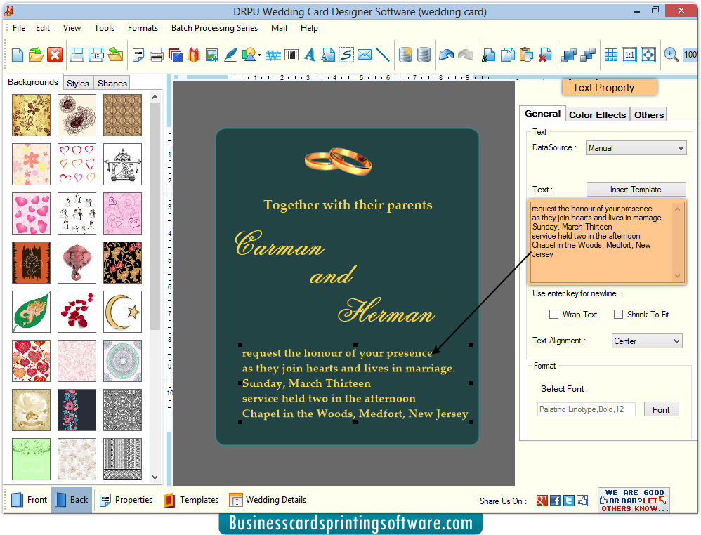Wedding Cards Designing Software