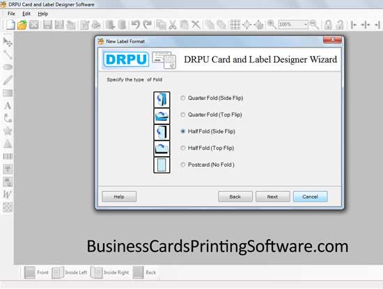 Card and Label Designing Program screenshot