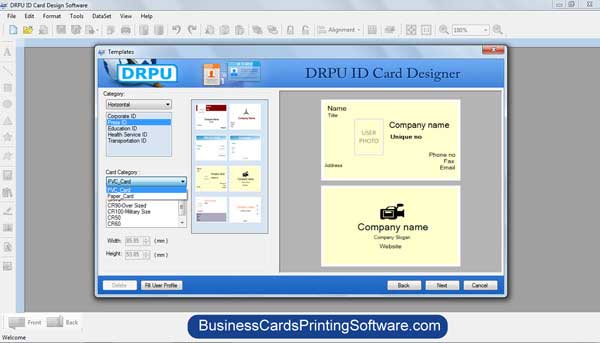 Windows 7 Free ID Card Maker 9.2.0.1 full