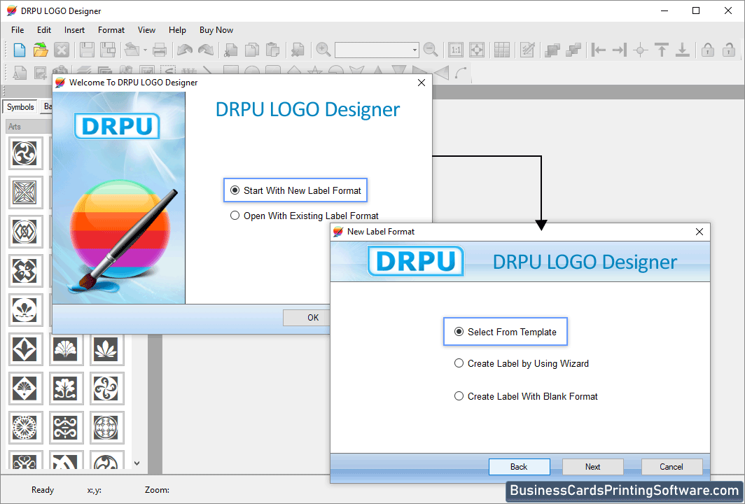 Start With New Label Format